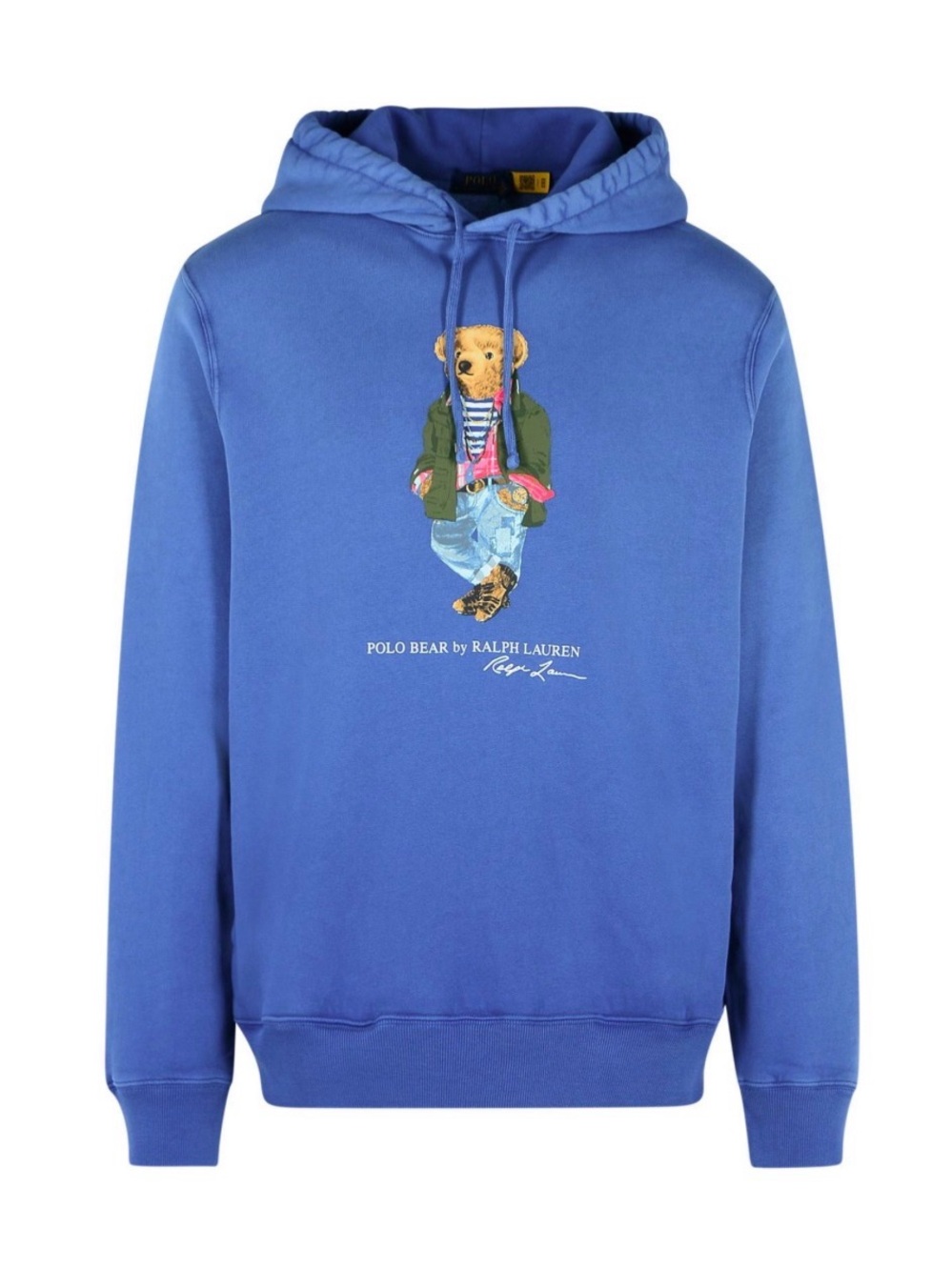 Ralph Lauren Blue Polo Bear Graphic Hoodie